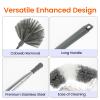 10Pcs Feather Duster Set, Cleaning Duster Kit with 93.7 Inch Telescopic Handle Multifunctional Hangable Gap Duster Cleaner Efficient Cleaning Ceiling Fan Duster for Cleaning Lights Skirting Board view 4