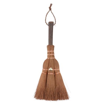 FOMIYES 3pcs Mini Palm Broom Natural Bristles Compact Cleaning Brush for Tea Ceremony and Household Use Space-Saving Design for Efficient Dust Removal