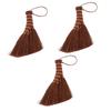 FOMIYES 3pcs Mini Palm Broom Tool Compact Natural Palm Cleaning Broom for Home for Small Spaces Lightweight Design for Quick Dusting and Debris Removal view 1