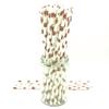 100 pcs Sports Party Paper Straws, White Brown Rugby Football Bar Soda Juice Drinking Straws, Craft Disposable Beverage Game Day Decor Biodegradable Cake Pop Sticks (White With Football) view 4