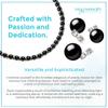 MAGNEHEALTH Magnetic Therapy Necklace, Unisex Hematite Necklace- Abalone Shell, Leather and White Magnetic Hematite Wellness Jewelry Targeting Pressure Points for Health and Style - Size 18 view 4