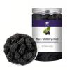 Dried Black Mulberries 8.81oz Natural Wild Black Mulberry Tea Sweet Delicious Dried Fruit Snacks, Vegan    view 1