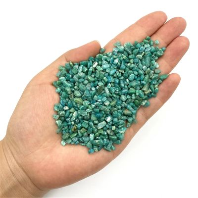 KatLin Natural Stone Kinds Mini 3-5mm Natural Crystal Gravel Bulk Healing Mineral Specime Gemstones Gem Natural Quartz Crystals(Amazonite)