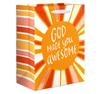American Greetings 13" Large Religious Gift Bags (Cross and Text) for Baptism, First Holy Communion, Confirmation, Easter, Wedding and Clergy Day - Kathy Davis Designs (3 Bags) view 2
