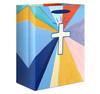 American Greetings 13" Large Religious Gift Bags (Cross and Text) for Baptism, First Holy Communion, Confirmation, Easter, Wedding and Clergy Day - Kathy Davis Designs (3 Bags) view 3