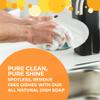 CLEAN ROOTS Liquid Dish Soap  EcoGarantie Certified, 100% Plant-Based Formula, Made with Organic Ingredients, Scented with Organic Orange Essential Oil  24.6 fl oz (730 mL), Pack of 3 view 4