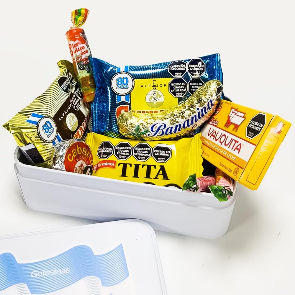 Argentina Treats Gift Box/Argentina Snack Box/Golosinas Argentinas/Alfajores/Snack Box/Dulce de leche