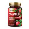 Built by Nature Cranberry Pills 25,000mg - Extra Strength 50:1 Concentrate Extract with Vitamin C - Urinary Tract Health Supplement for Women - Non-GMO, Sugar Free, Vegan - 60 Capsules view 1