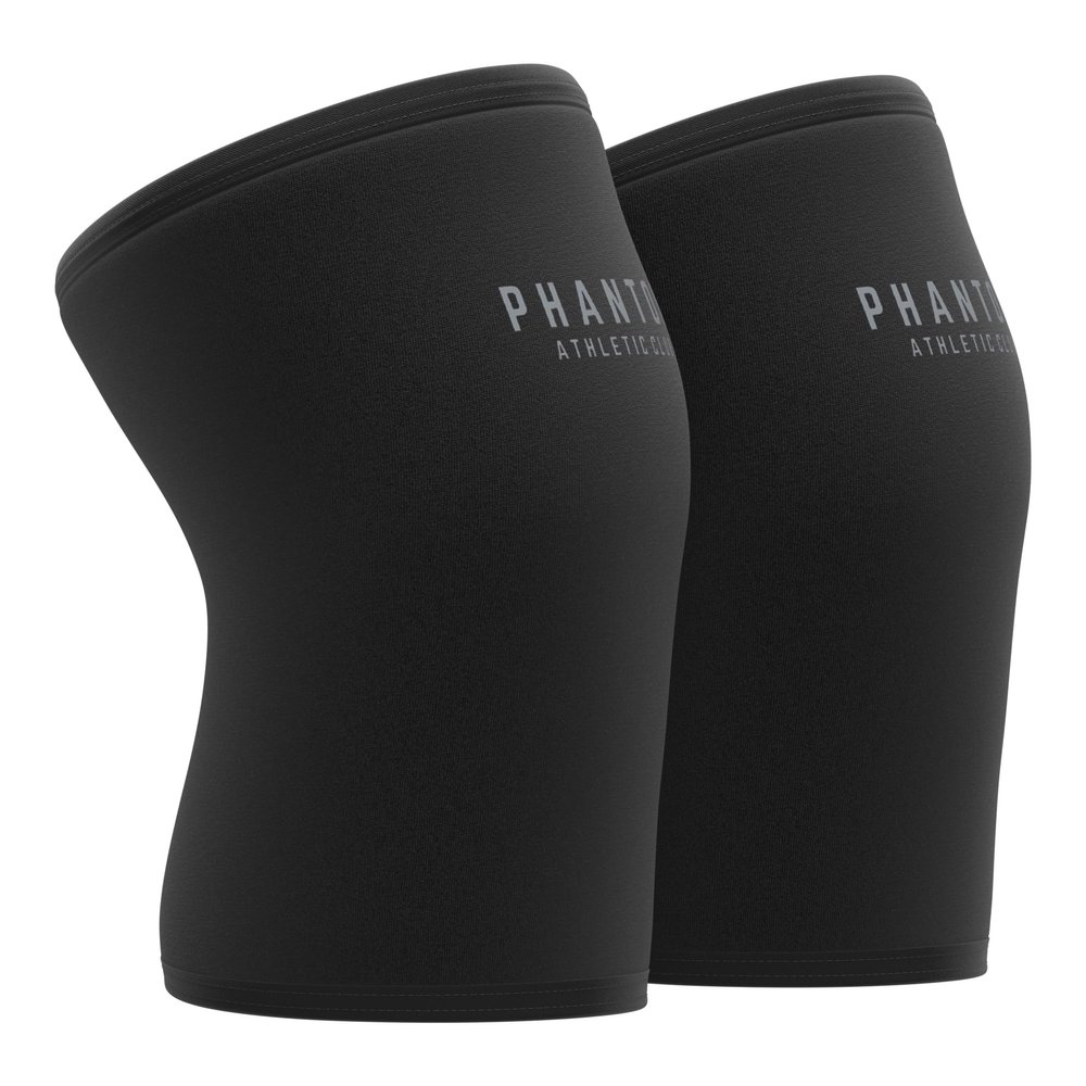 7mm Compression Knee Sleeves for Weightlifting Support, Powerlifting Strength, Heavy Squats, Cross Training, Gym Fitness, Sports  Strong Thick Neoprene Knee Braces for Men & Women (2 Pack, Medium)