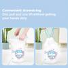 100 Count Drawstring Trash Bags,Cartoon Pattern Thickened Garbage Bags 19.7" x 17.7"Unscented Trash Bags for Kitchen, Bathroom, Office Waste Bin Liners (Blue) view 3