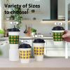 Tamone 48 PACK 16OZ Disposable Coffee Cups with Lids, Sleeves and Stirrers, To Go Coffee Cups with Lids Leak Proof, White Paper Cups for Cold/Hot Coffee Chocolate Cocoa for Home OfficeBalloon view 3