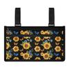GOSTONG Wheelchair Side Bag Walker Pouch Bag with Cup Holder Sunflower Wheelchair Armrest Accessories for Walker, Rollator, Electric Scooter Wheelchair view 1