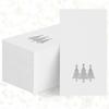 Horaldaily 50 Christmas Disposable Paper Decorative Guest Napkins, Silver Foil Christmas Trees Hand Towel for Party Lunch Dinner Kitchen Bathroom view 1