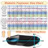 Mge Diabetic Shoes for Men Extra Wide Width Adjustable Diabetic Orthopedic Sandals Closed Toe Slippers Wide Fit Edema Swollen Shoes Cozy Surgical Arthritis Footwear Breathable Sneaker(Gray,8.5) view 2