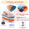 Mge Diabetic Shoes for Men Extra Wide Width Adjustable Diabetic Orthopedic Sandals Closed Toe Slippers Wide Fit Edema Swollen Shoes Cozy Surgical Arthritis Footwear Breathable Sneaker(Gray,8.5) view 4