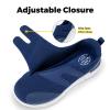 FitVille Diabetic Shoes for Men Extra Wide Width Orthopedic Slip-on Shoes Adjustable Closure Walking Sneakers with Arch Support Cushioning Therapeutic for Swollen Feet view 3
