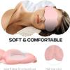 ASEANAO Sleep Mask,Soft 3D Contoured Silky Blindfold Eye Mask for Sleeping and Side Sleepers,Eye Cover with Adjustable Strap Suitable Gift (Black) view 4