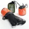 NineLife Basics Head Net Mesh Storage Bag for Outdoors,Wearable Head Net Face Mesh Protecting Net (Saffron) view 2