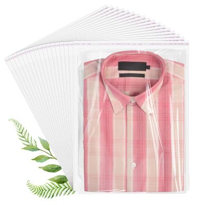 Cellophane Bags, 70 Pcs Resealable Clear Poly Bags for Clothes, Shirt Bag, Decorative Wrappers, Party Favors & Artwork(10x14)