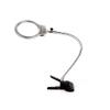 Reading Magnifier LED Magnifying Lamp Desktop Magnifier Glass Desk Lamp with Clamp and Adjustable Gooseneck Hands Free Magnifier Magnifying Glass view 1