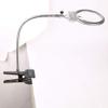 Reading Magnifier LED Magnifying Lamp Desktop Magnifier Glass Desk Lamp with Clamp and Adjustable Gooseneck Hands Free Magnifier Magnifying Glass view 3