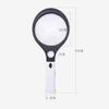 Dntum Magnifier Magnifying Glass LED Magnifying Glass Illuminated Large Portable Illuminated Magnifier Extra Large Handheld magnifiers Coins Hobbies Magnifier view 2