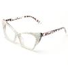 bullabulling Cat Eye Crystal Rhinestone Reading Glasses for Women Sparkling Trendy bling Diamond Reader Z05 (AB diamond, 3.5, x) view 2