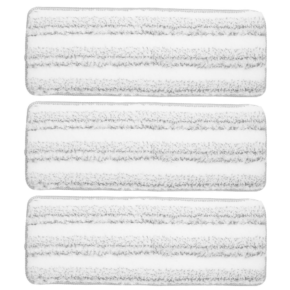 NOLITOY 3pcs Reusable Wet Floor Cleaning Mop Pads Microfiber Replacement Mop Refills for Hardwood Tile Laminate and More Easy to Wash and Cleaning Accessories