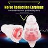 Akozon Noise Reduction Earplugs 27dB Hearing for Concert Drummer Party (Red) view 2