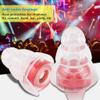 Akozon Noise Reduction Earplugs 27dB Hearing for Concert Drummer Party (Red) view 3