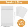 1000 Pcs Flat Glassine Bags Waxed Paper Cookies Bags Semi Transparent Cookie Sleeves Treat Bags Small Paper Bags for Handmade Soaps Packaging Bakery Cookies Candies Party Favor (3 x 4 Inches) view 2