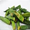 Sweet Post Crispy Okra Chips Freeze Dried Vegetable Snacks, 4OZ view 2