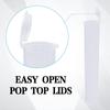320 Pcs 116mm Clear Plastic Tubes with 11 Sheet Labels Bulk Plastic Tube Sealing Waterproof Airtight Container Smell Proof Containers Pill Vial Empty Holders with Lids view 4