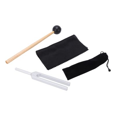 528Hz Tuning Fork - Metal Tuning Fork with Wiping Cloth, Knock Stick and Storage Bag for DNA Repair Healing, Sound Healing, Sound Therapy, Vibration