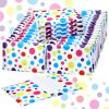 Geyee 50 Packs Tissue Travel Size Facial Paper Napkins Travel Packs Disposable Pocket Tissues for Wedding Guest Traveling School Purse Home Supplies, 500 Sheets 3 Ply(Polka Dot) view 1