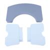 Foldable Toilet Potty Stool PP Portable Squatting Potty Foot Stool for Healthy Gifts Travel (Blue) view 2
