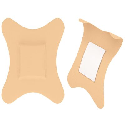 AmeriCan Goods 50/Pk Fabric Adhesive Four Wing Bandage 3" x 3" Sterile Flexible 4 Wing Wound Dressing Hypoallergenic Bandages Latex Free (50)