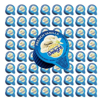 French Vanilla Coffee Creamer - Perfect for Home & Office Int' Delight - Box of 64 - ShoppingAlaCart