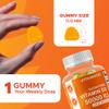 Vitamatic Sugar Free Vitamin D3 50,000 IU Weekly Supplement - 120 Pectin Based Gummies - Vitamin D Capsules for Bones, Teeth, and Immune Support (50000 IU) view 3