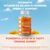 Vitamatic Sugar Free Vitamin D3 50,000 IU Weekly Supplement - 120 Pectin Based Gummies - Vitamin D Capsules for Bones, Teeth, and Immune Support (50000 IU) view 4