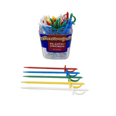 NineLife Basics Cartwright Specialty Toothpicks (Plastic Swords)