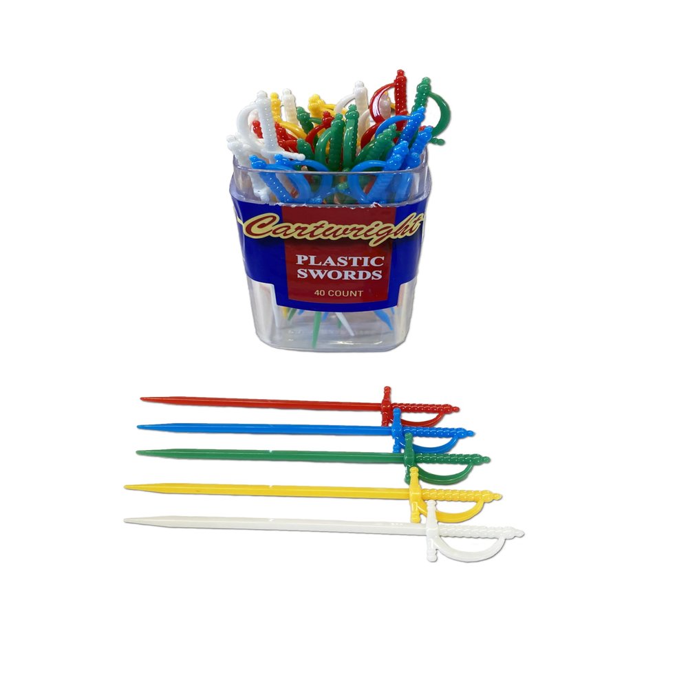 NineLife Basics Cartwright Specialty Toothpicks (Plastic Swords)