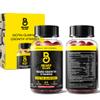 The Beard Club Biotin Beard Growth Vitamin Gummies - Hair Supplement for Men - Vitamins B12, E, & C to Support a Thicker Fuller Looking Facial Hair - Strawberry Gummy view 1