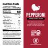 Chefs Cut Real Turkey Jerky | Smoked Turkey Meat Sticks | High Protein Snack with 8 g Protein & 100 Calories, Gluten Free, Keto-Friendly| Pepperoni | 1 oz Stick (12-Count Bag) view 2