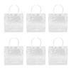 Clear PVC Gift Bags with Handles, 30PCS Transparent Gift Bags Reusable Plastic Gift Bags Gift Wrap Tote Bag for Party Favors, Wedding view 1