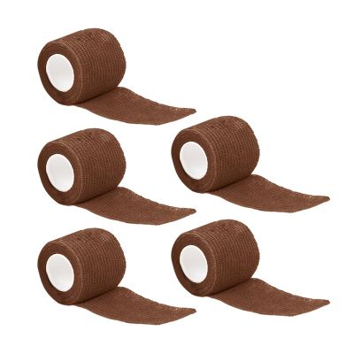 YPBEW 5 Pieces Elastic Bandage Self Adhesive Bandage Wrap Flexible First Aids Medical Tape for Sport Fitness Soreness