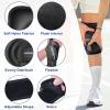 APEXUP Ice Pack for Knee Pain Relief, Large Reusable Wrap After Surgery, Flexible Gel Cold Pack for Injuries, Pain Relief for Back, Shoulder, Elbow, Ankle and Leg (Black, L, 1PK) view 2