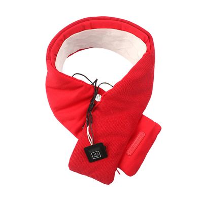 GREYWAWA USB Charging Scarf Heating Pad for Men Women 3 Adjustable Thermal Scarf Replaceable Heated Pad for Cold Weathe