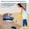 BSMstone Push Broom Brush Stiff Bristles Floor Cleaning Brush Multi-Purpose Scrubber Brushes for Bathroom Bathtub Tile Floor Deck Patio view 3