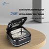 FSA HSA Eligible | 2-in-1 Ultrasonic & U-V Dental Cleaner, 42kHz Deep Cleaning Machine with Digital Timer, 180ml Pod for Retainers, Aligners, Mouth Guards | Viewing Port view 3